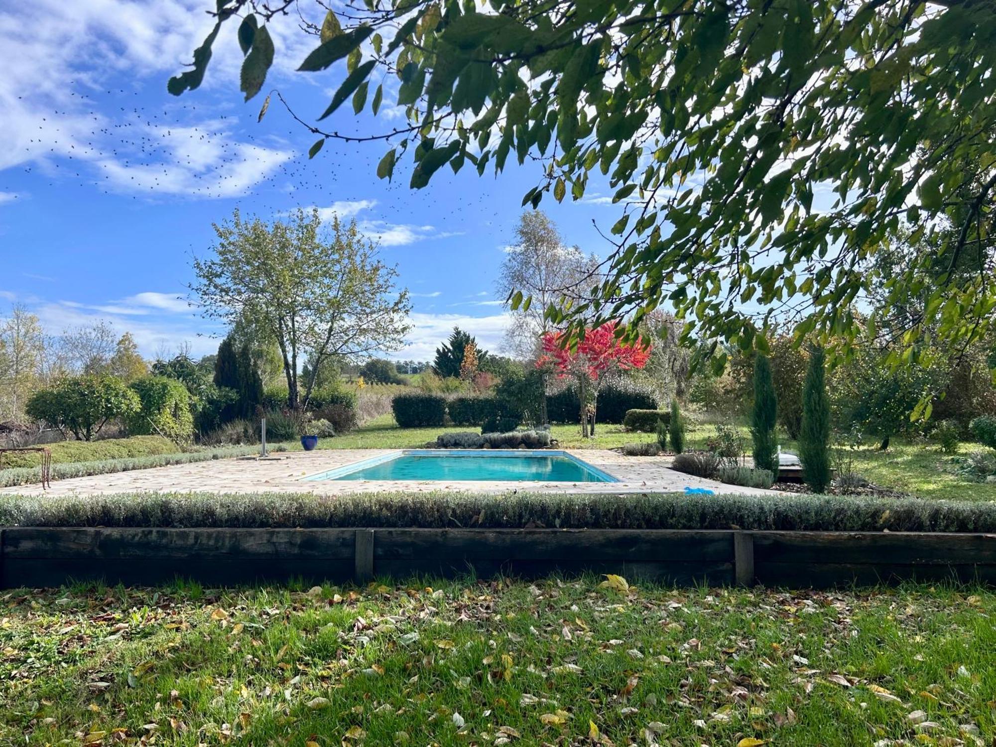Bed and Breakfast Pedauge Moncrabeau Exterior foto